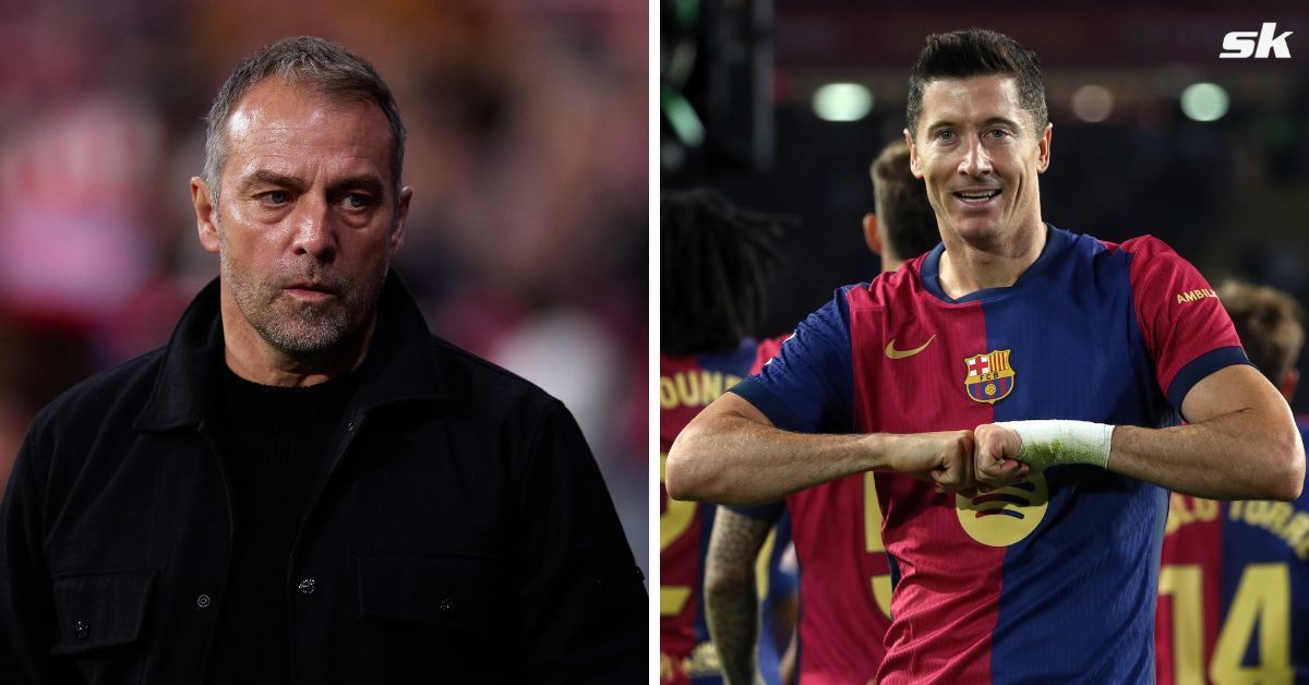 L to R: Hansi Flick and Robert Lewandowski (All images sourced from Getty)