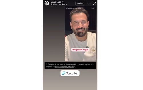 Screenshot of Gajraj Rao's Instagram story.
