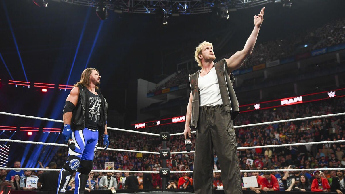 AJ Styles and Logan Paul will face each other at WrestleMania 41 (Photo credit: WWE.com)