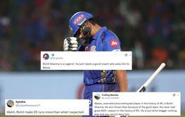 "Needs a good coach who asks him to Retire" - Fans slam Rohit Sharma for another low score in MI vs SRH IPL 2025 match