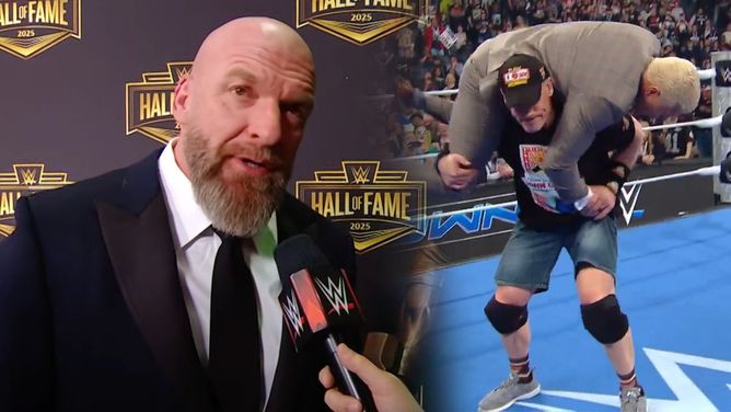 Triple H may have subtly spoiled the outcome of Cody Rhodes vs. John Cena during WWE SmackDown