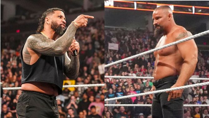Jey Uso sends a one-word message to Bron Breakker ahead of their respective WrestleMania 41 matches