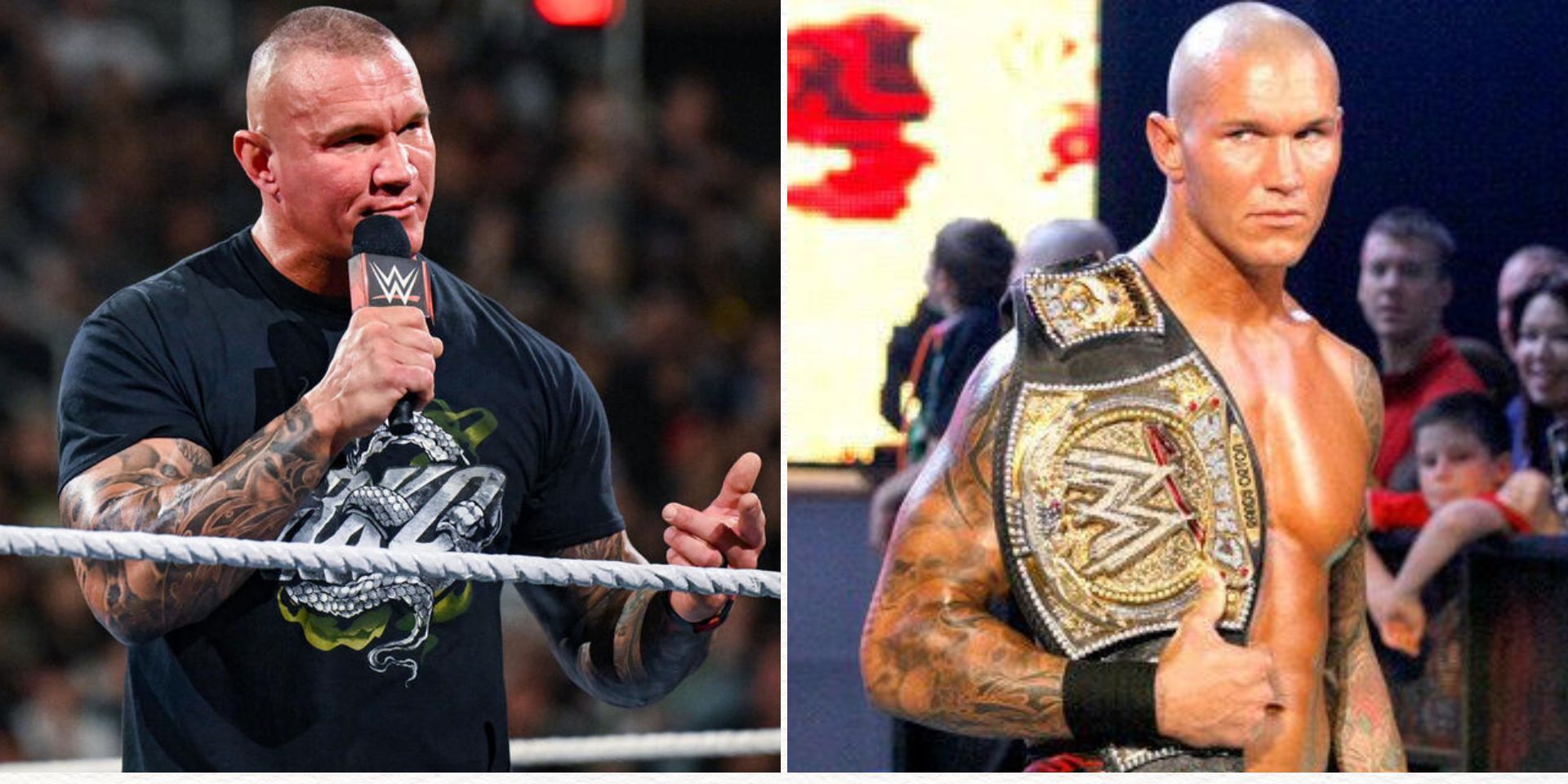 Randy Orton looked back on his old character (Images via WWE.com)