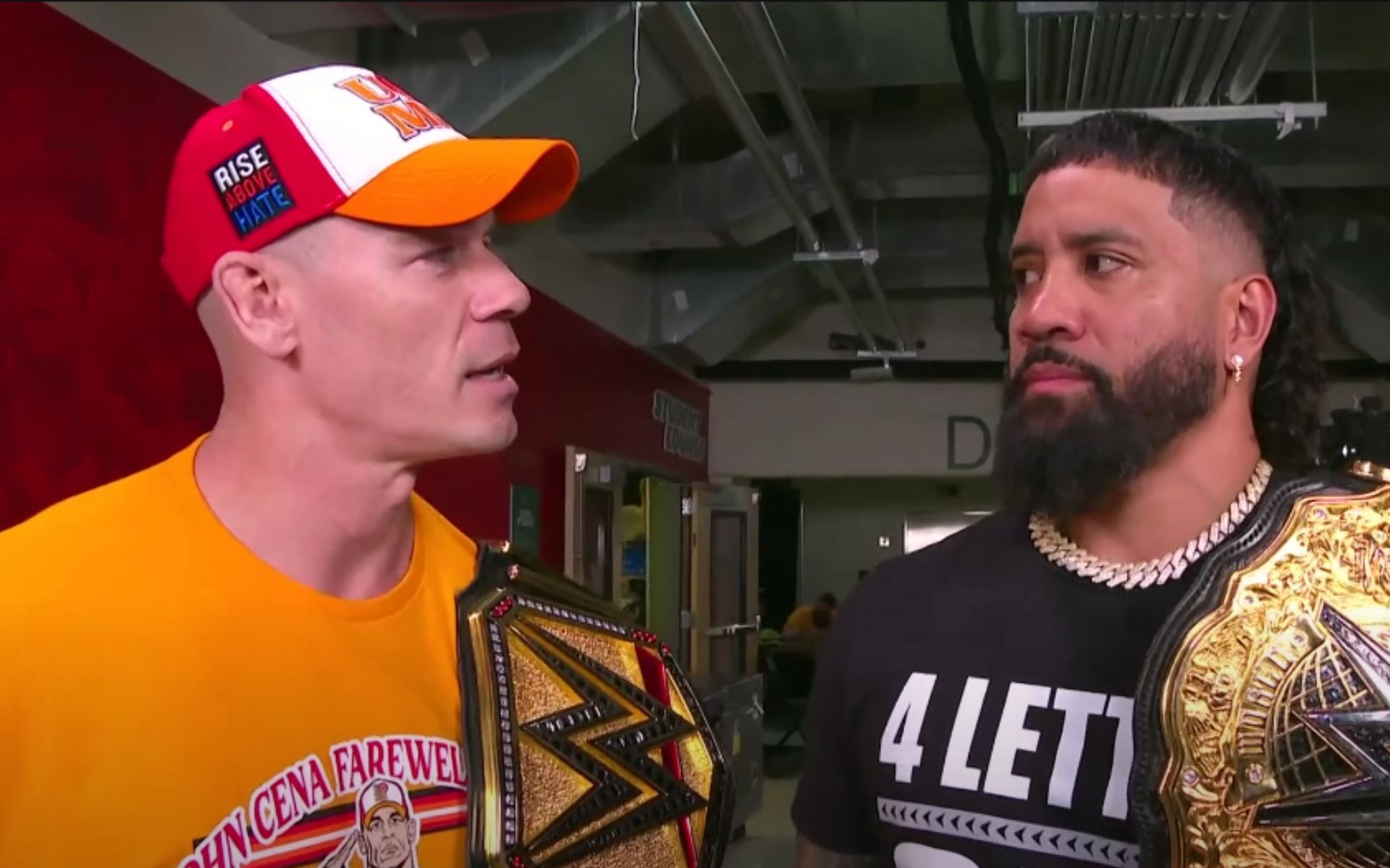 An interesting interaction (Picture Courtesy: WWE on YouTube)