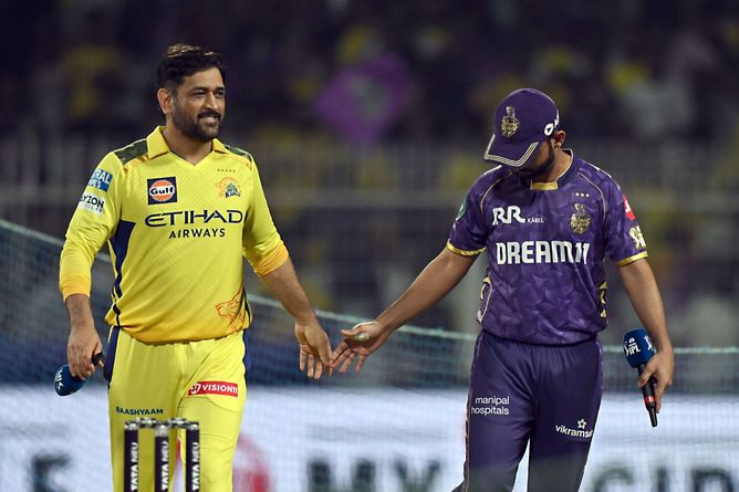 CAB honors MS Dhoni with specially designed souvenir after KKR vs CSK IPL 2025 match [In Pictures]
