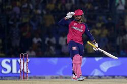 Vaibhav Suryavanshi touches MS Dhoni's feet in heartwarming gesture after playing a crucial role in RR's win over CSK in IPL 2025 match [Watch]