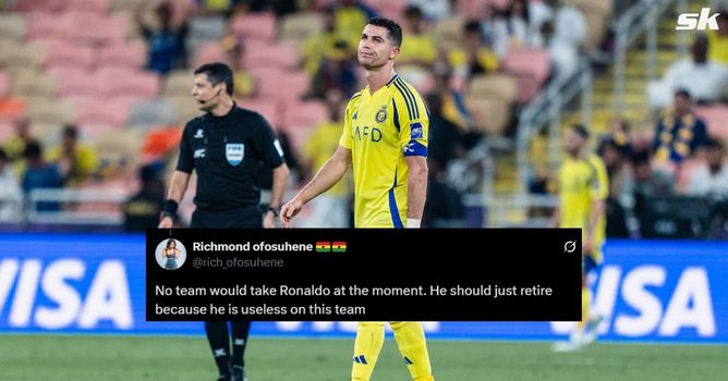 "Ruining ur legacy for 1000 goals", "Should retire now" - Al-Nassr fans slam Cristiano Ronaldo after loss to Kawasaki