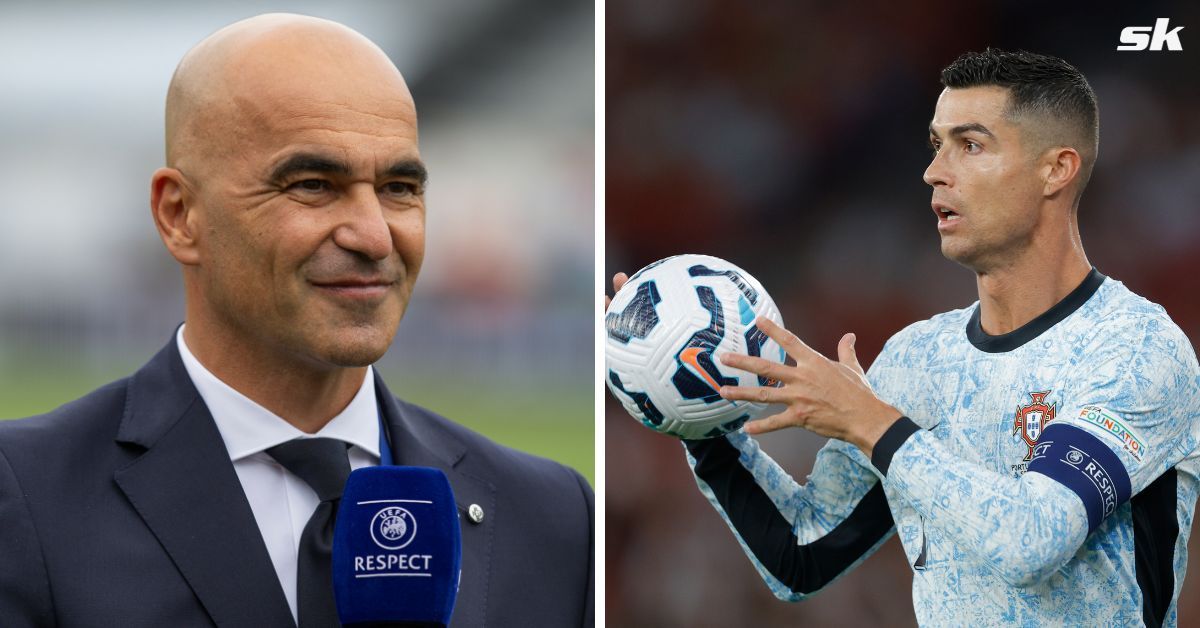 Roberto Martinez and Cristiano Ronaldo