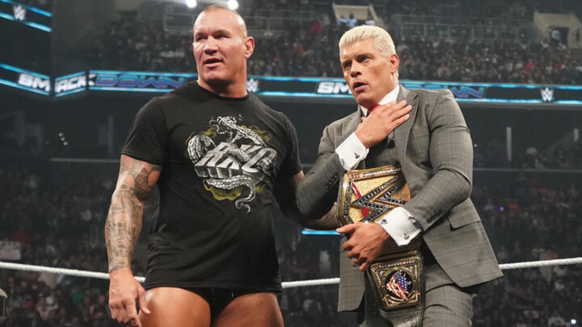 Randy Orton and Cody Rhodes on RAW [Image Credits: WWE.com]