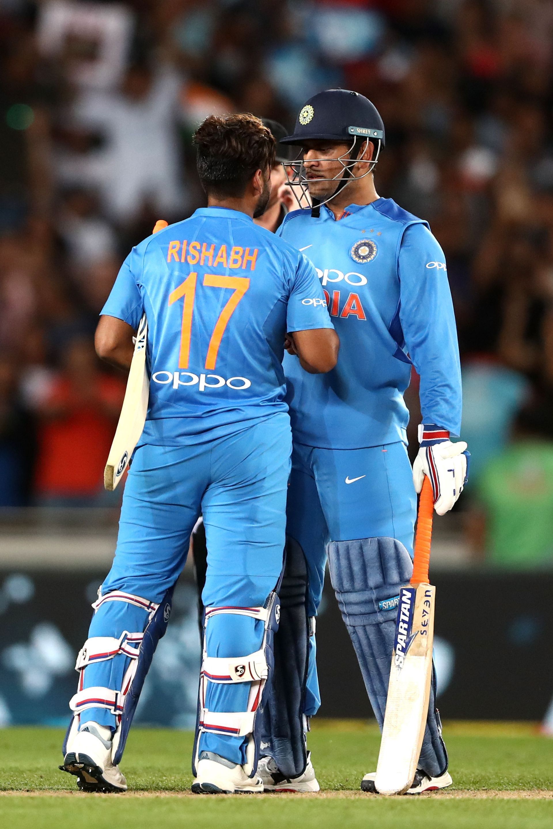 Rishabh Pant and MS Dhoni have played together only in white-ball formats for India [Credit: Getty]
