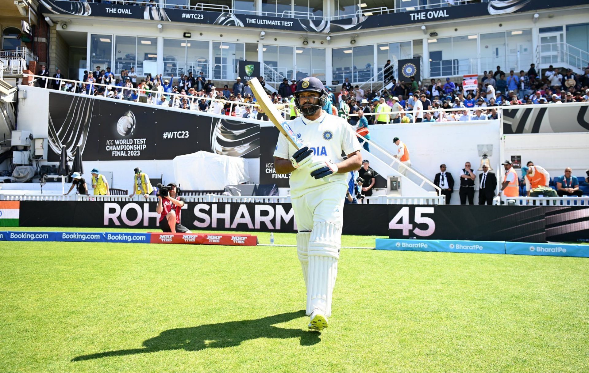 रोहित शर्मा ने टेस्ट क्रिकेट को कहा अलविदा (Photo Credit - @ICC)