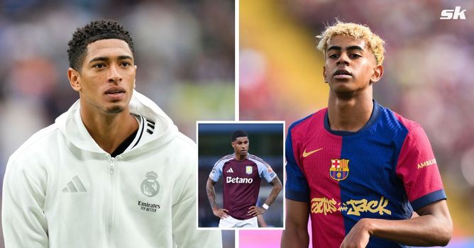 Marcus Rashford reacts with 2-word message as Lamine Yamal appears to mock Jude Bellingham after Barcelona win vs Real Madrid