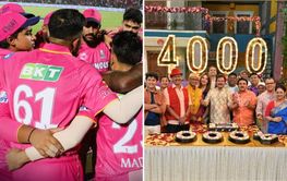 Tarak Mehta actor attends RR vs MI IPL 2025 match; Rajasthan Royals feature him [Watch]