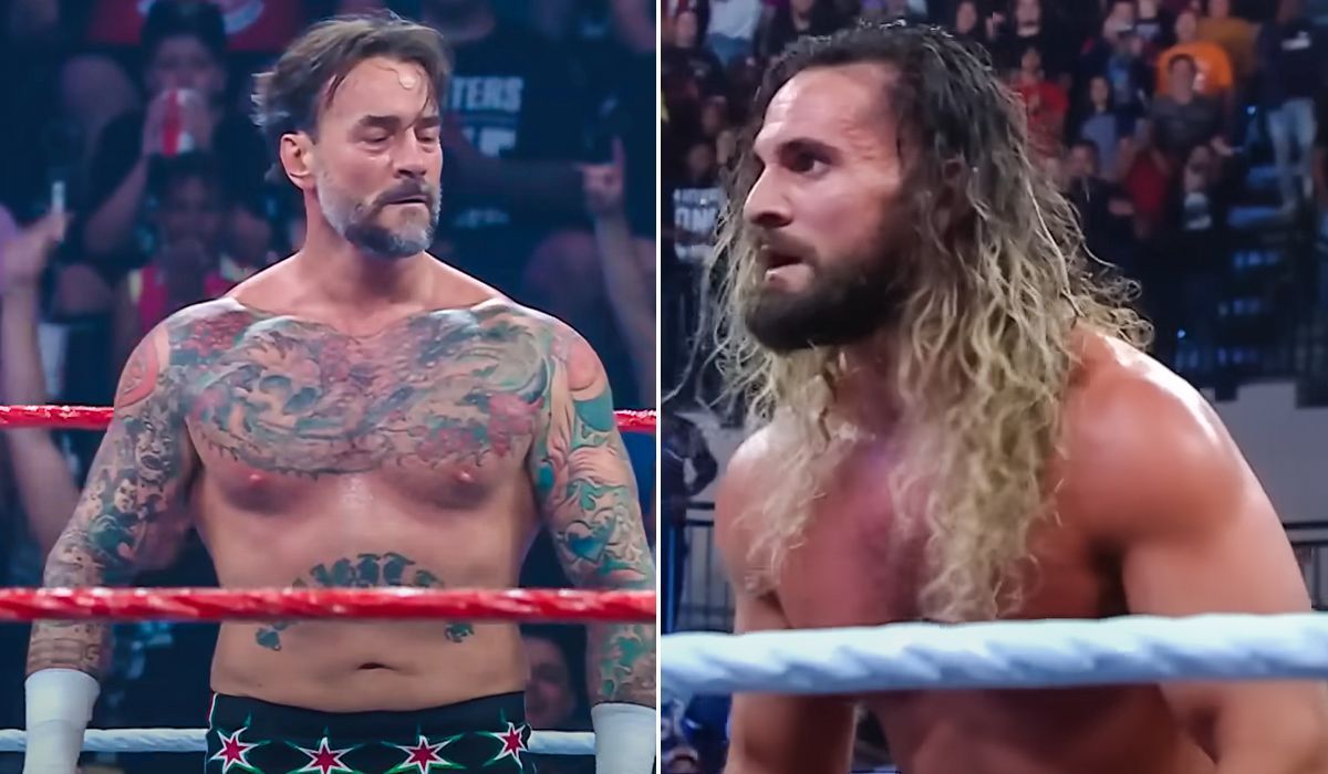 Seth Rollins (left), CM Punk (right). [Image credits: WWE on YouTube]