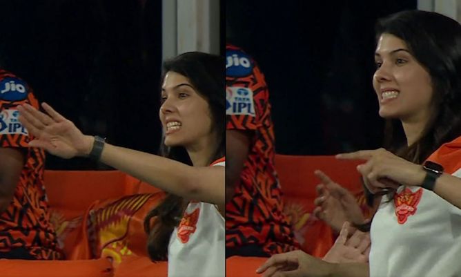 Kavya Maran is extremely animated as Vipraj Nigam is run out following a horrible mix-up with Tristan Stubbs in SRH vs DC IPL 2025 match [Watch]
