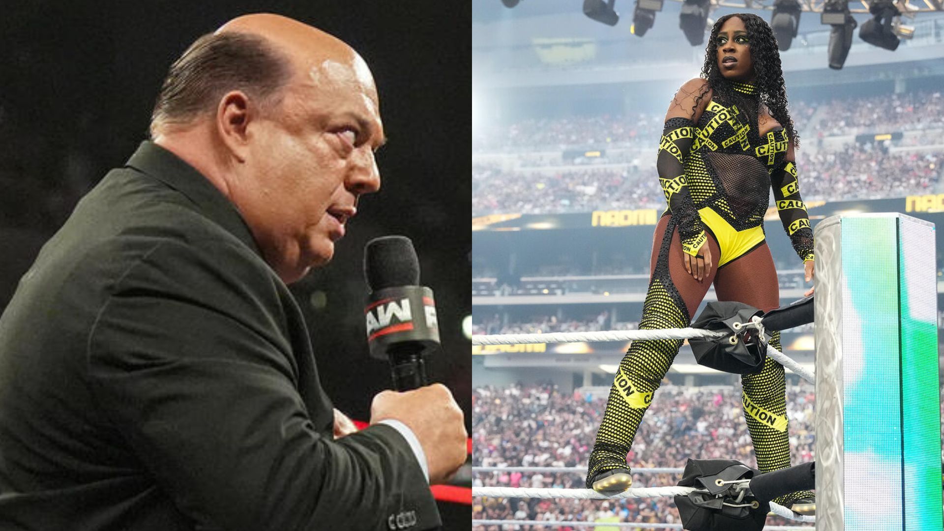 Paul Heyman and Naomi (Image Credits: WWE.com)