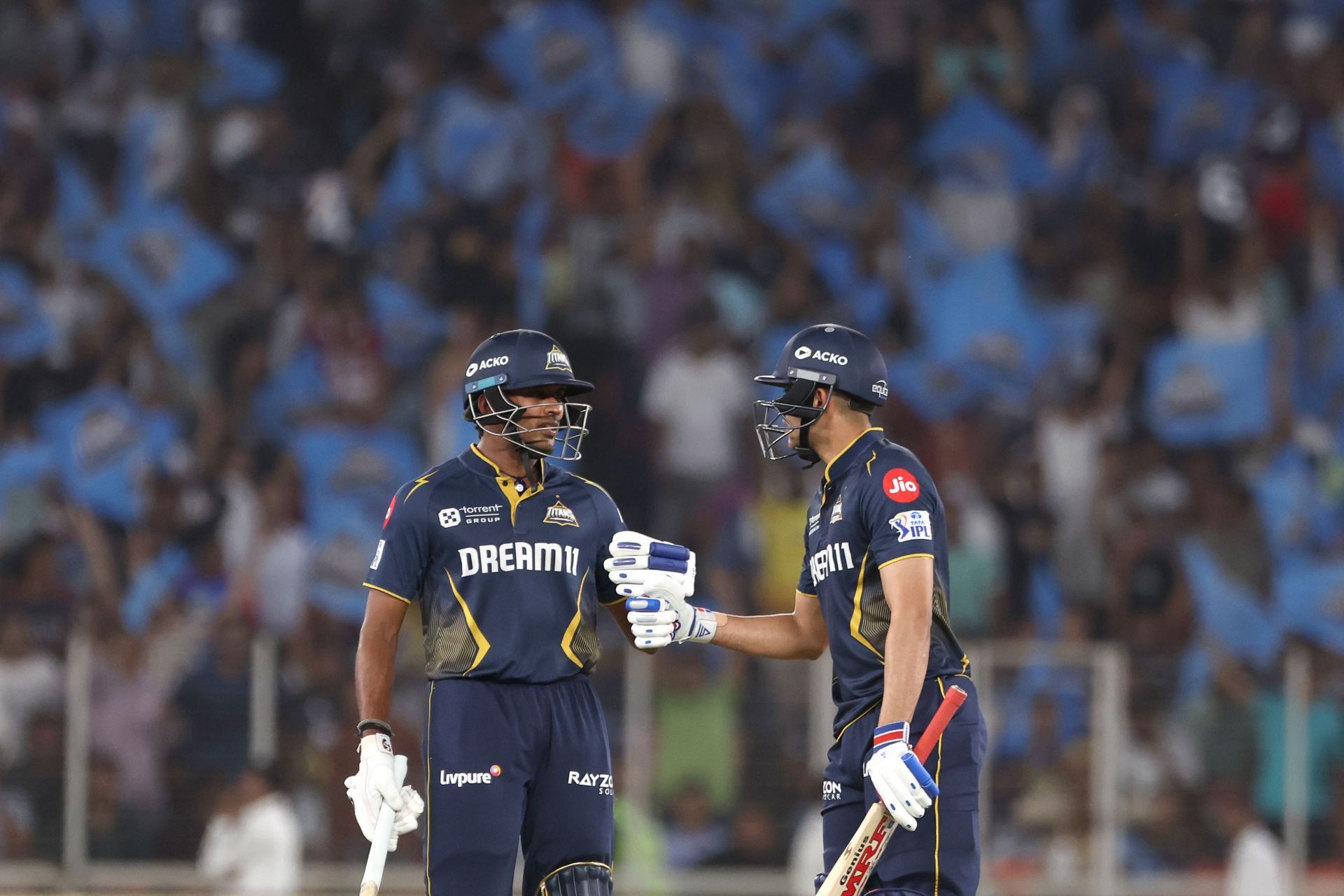 Shubman Gill and Sai Sudharsan for Gujarat Titans [Getty Images]