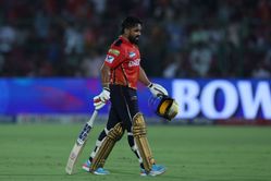 Prabhsimran Singh is knocked over for 18-ball 28 as he attempts a paddle sweep off Vipraj Nigam in PBKS vs DC IPL 2025 match