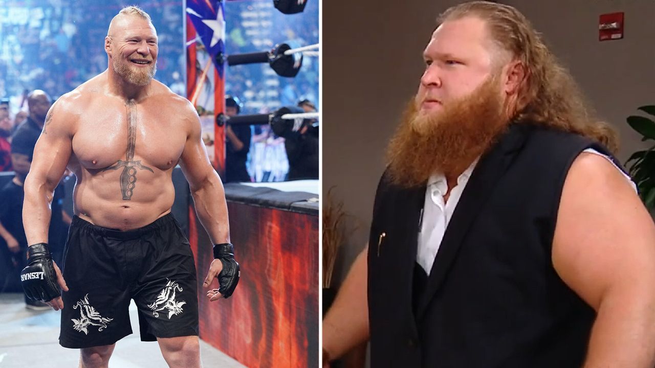 Brock Lesnar and Otis (via WWE