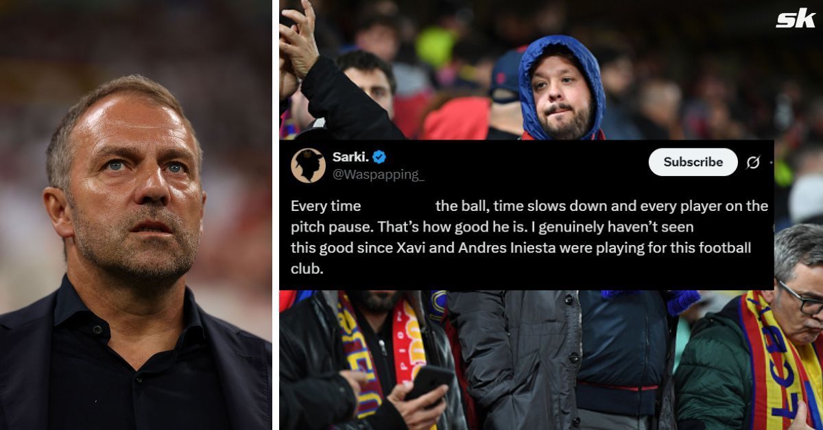 Barcelona fans hail Pedri after their final game of the season 