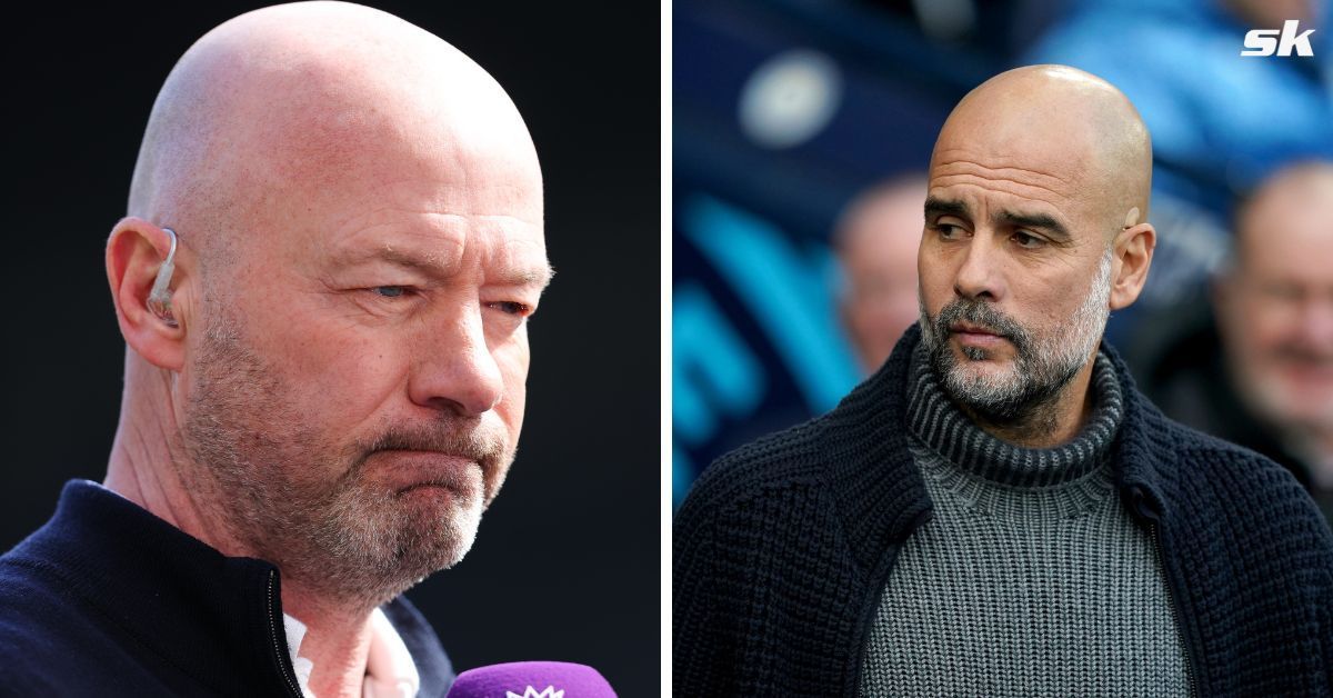 Alan Shearer and Pep Guardiola
