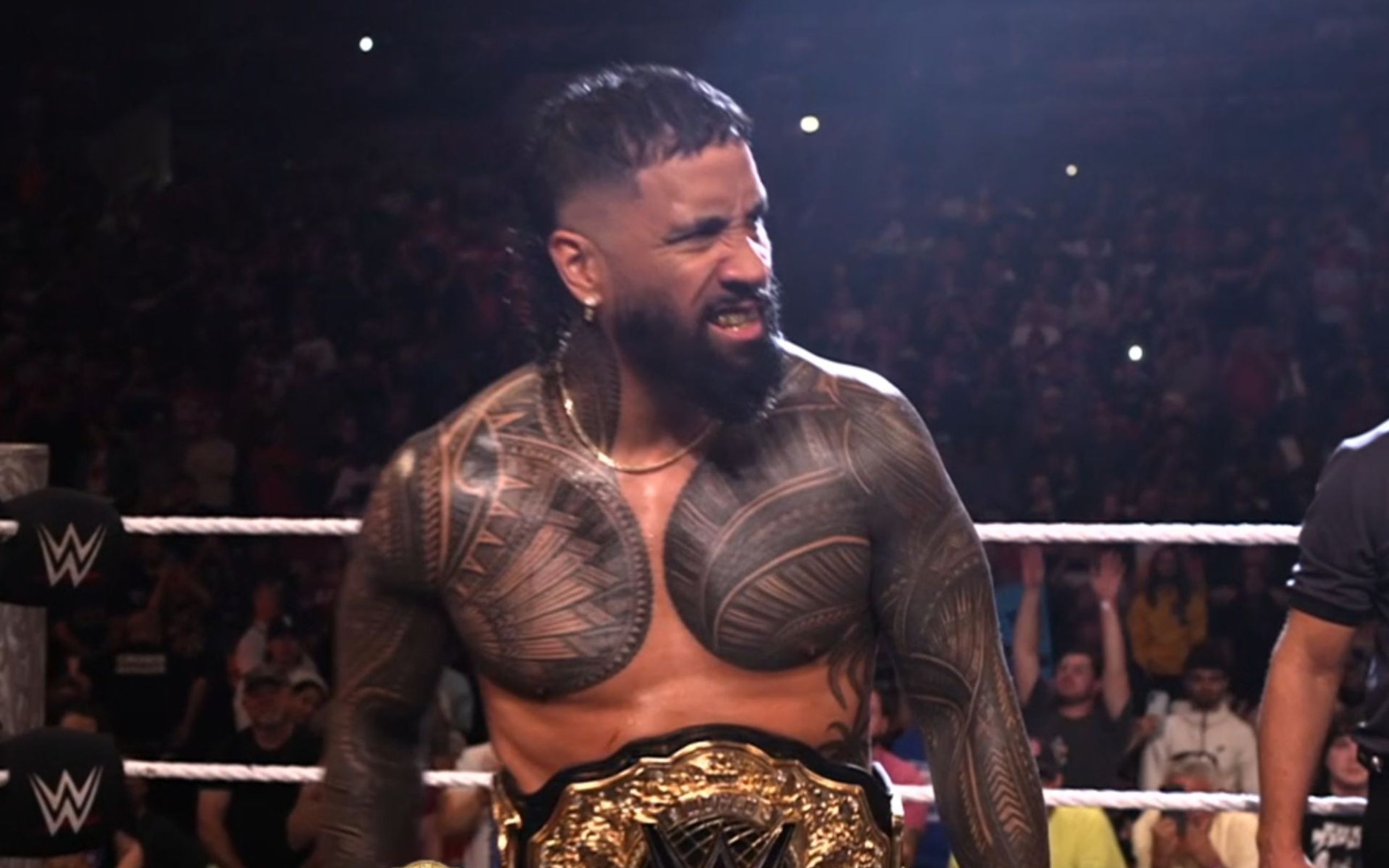 &quot;Main Event&quot; Jey was out cold (Pic Courtesy: WWE on Netflix)