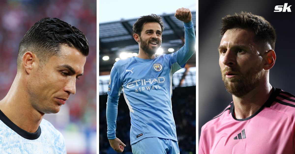Bernardo Silva snubs Cristiano Ronaldo but includes Lionel Messi in list as he builds his ideal footballer (Source: All images from Getty)