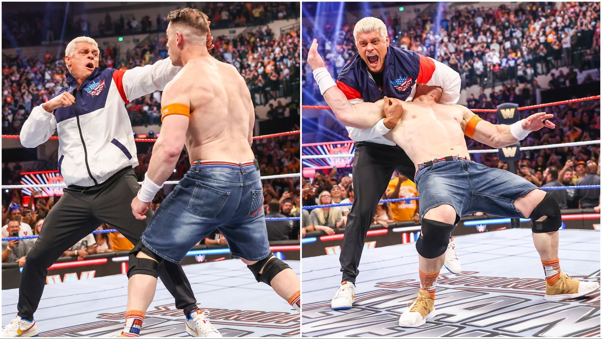 Cody Rhodes fights John Cena at WWE SNME 39