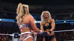 Jade Cargill licks opponent on WWE SmackDown