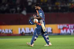 Struggling Rishabh Pant loses his bat while attempting a heave, perishes for another low score in PBKS vs LSG IPL 2025 match [Watch]