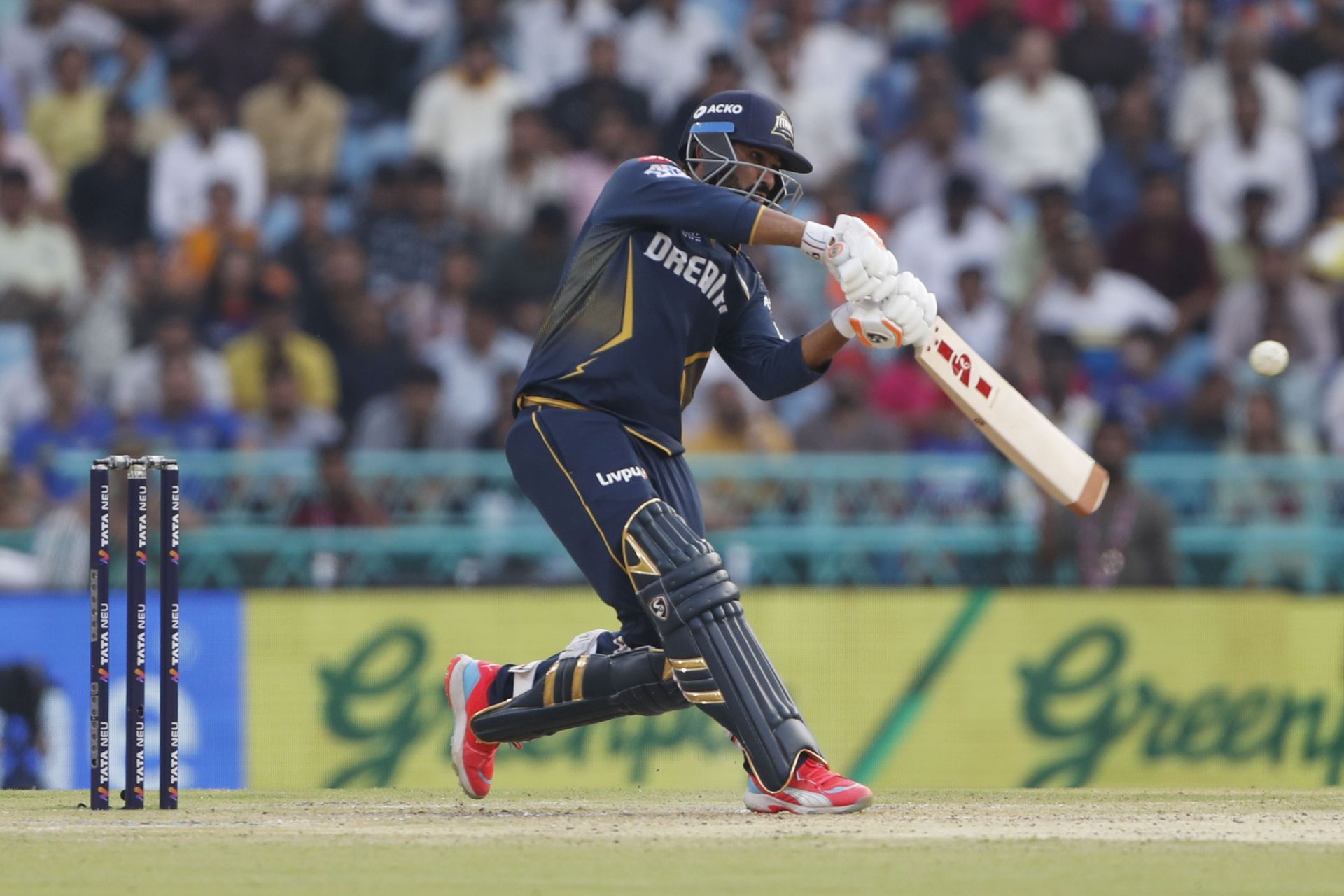 Rahul Tewatia has aggregated 69 runs at an average of 9.86 in 10 innings in IPL 2025. [P/C: Getty]