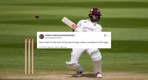 "Make a comeback of the ages" - Fans erupt after Karun Nair included in India A squad for 2025 England tour