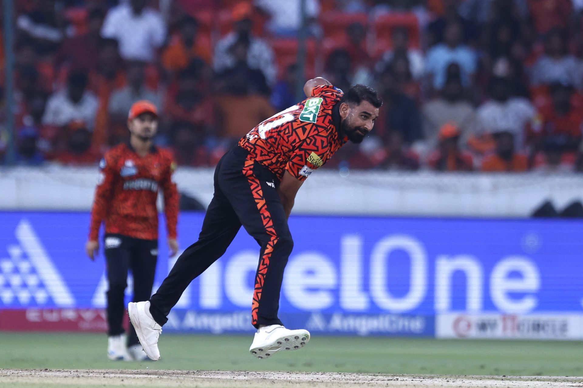 Mohammad Shami has picked up six wickets at an economy rate of 11.23 in nine innings in IPL 2025. [P/C: Getty]