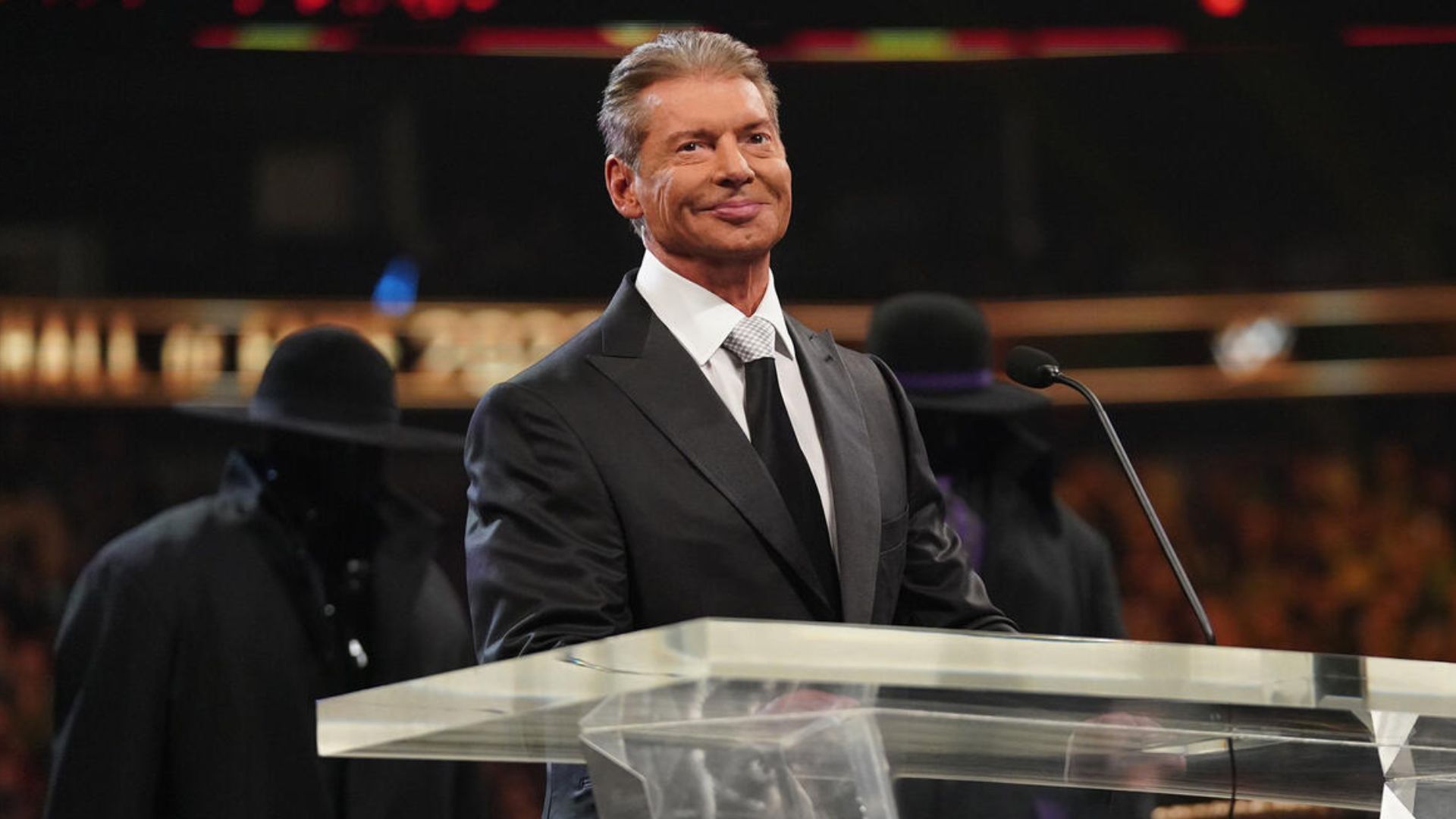 Vince McMahon at WWE Hall of Fame 2022! [Image credit: WWE.com]