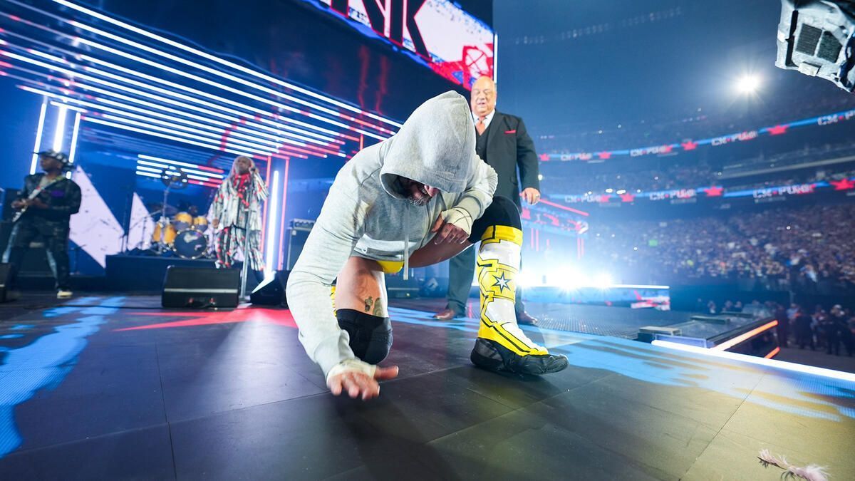 CM Punk was present on RAW! (Image from WWE.com)