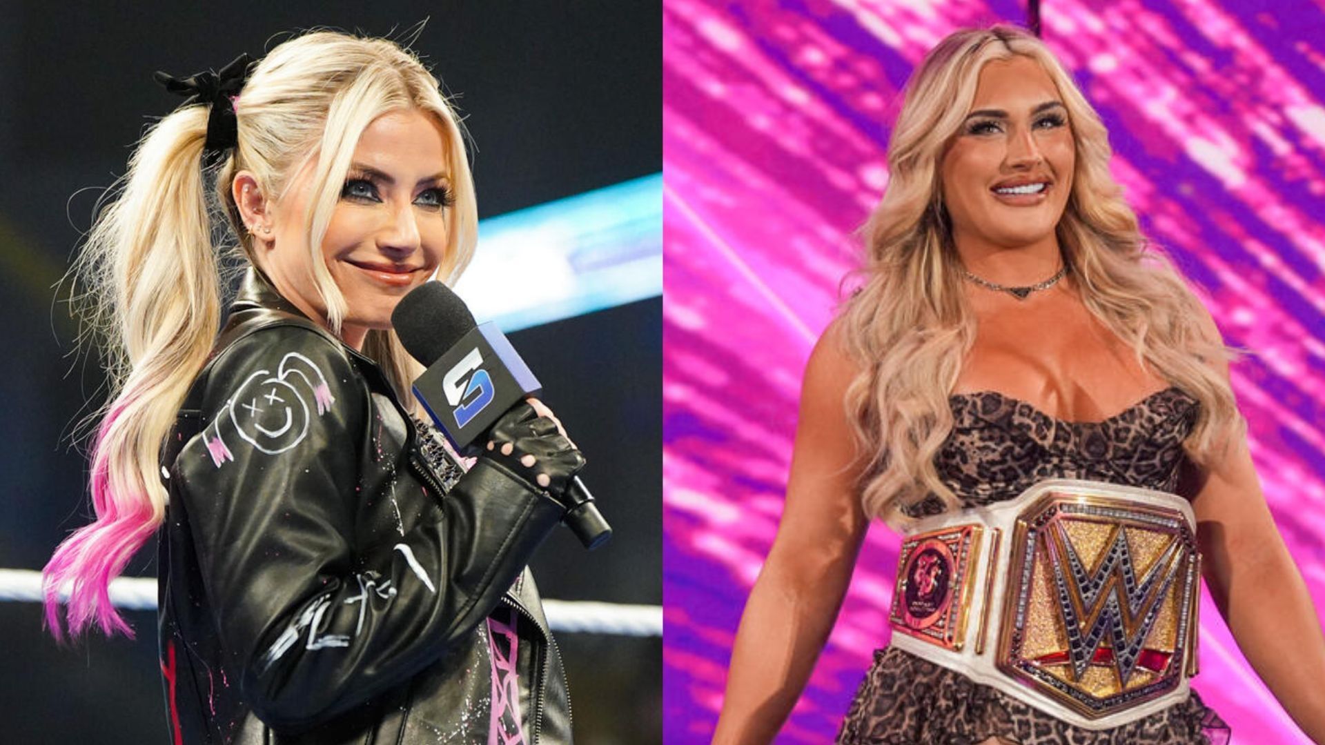 Alexa Bliss confronted Tiffany Stratton on SmackDown! [Images from WWE.com]