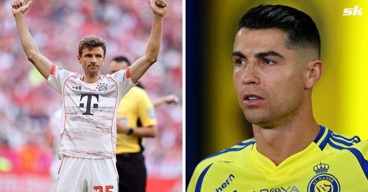 Thomas Muller has snubbed Cristiano Ronaldo in creating a legends XI