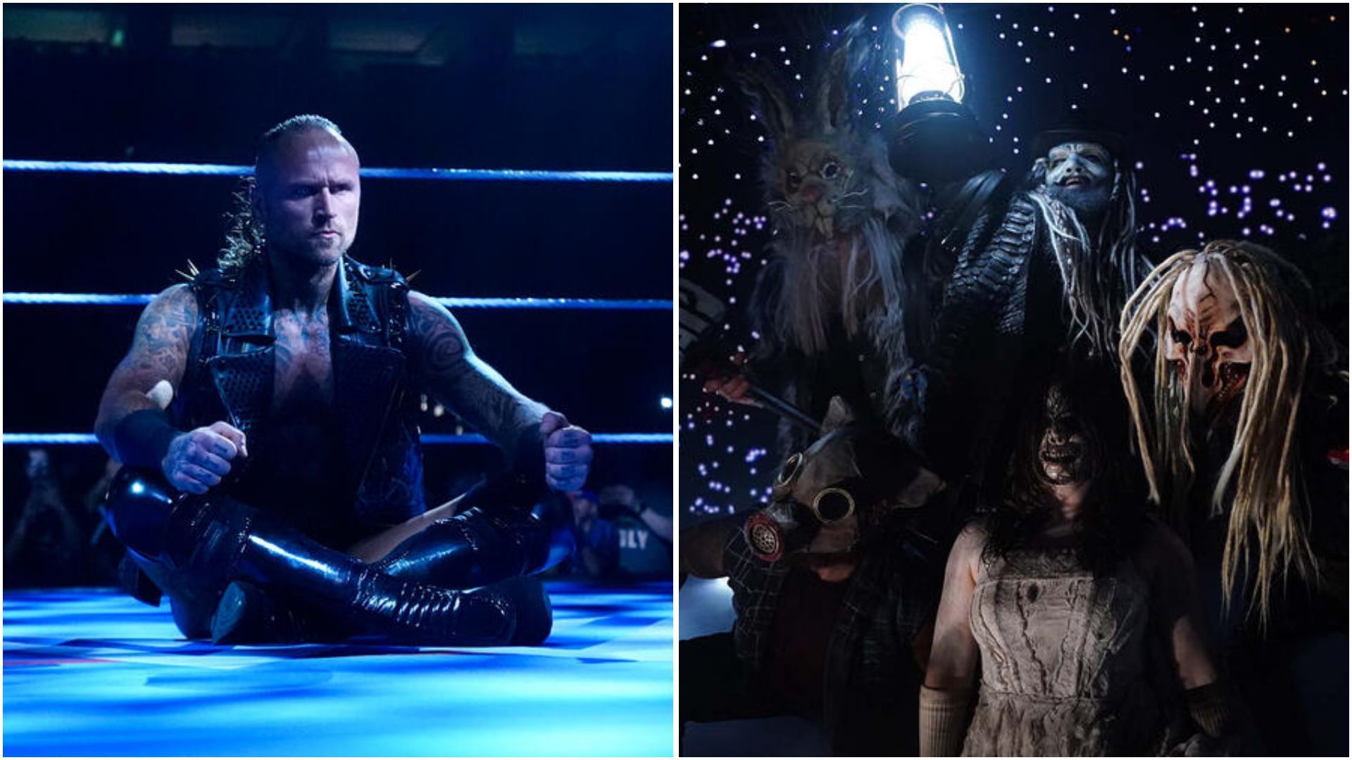 Aleister Black and The Wyatt Sicks. (Photos: WWE.com)