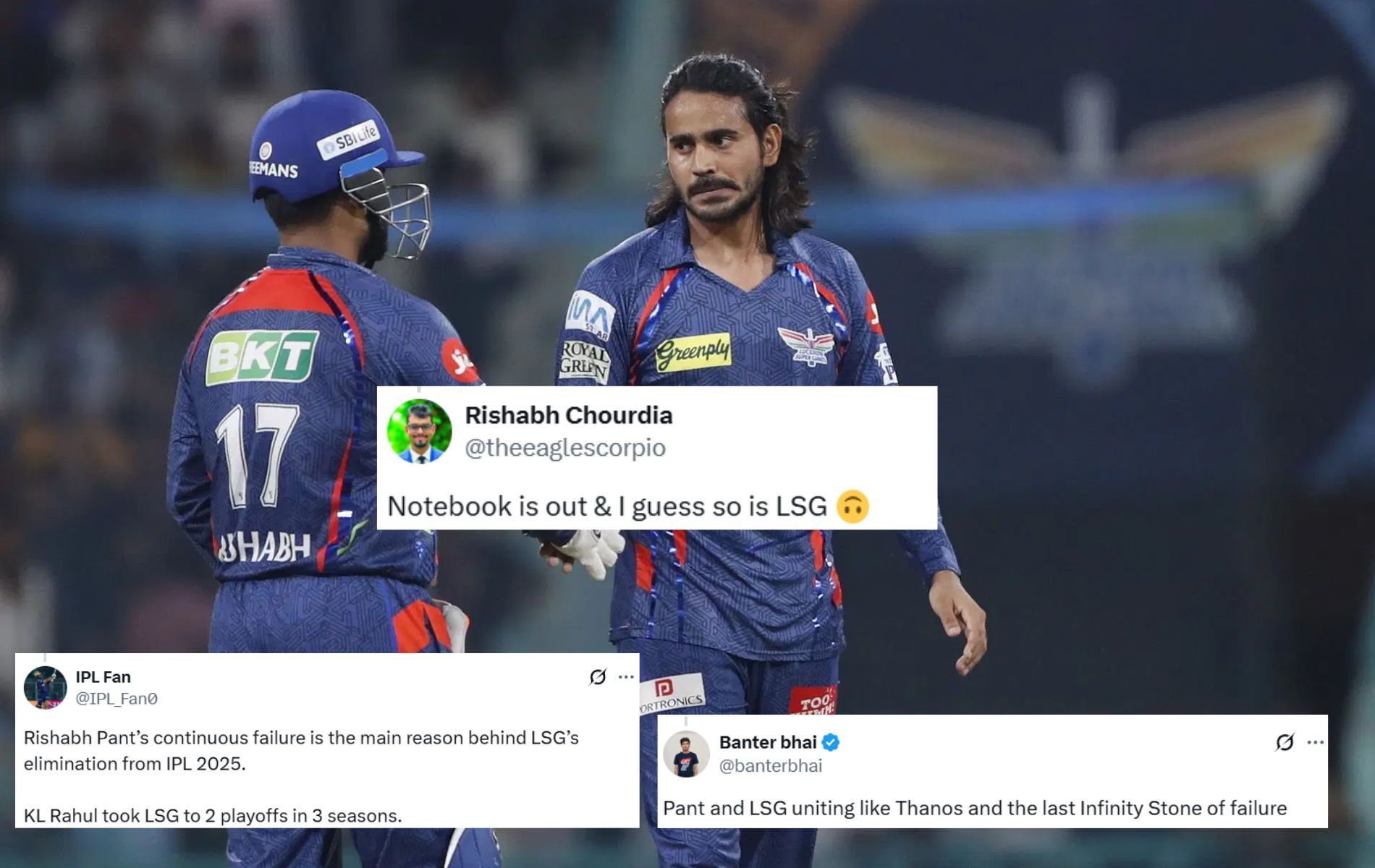 [Image Credit: Getty, @banterbhai, @IPL_Fan0, @theeaglescorpio X handles]