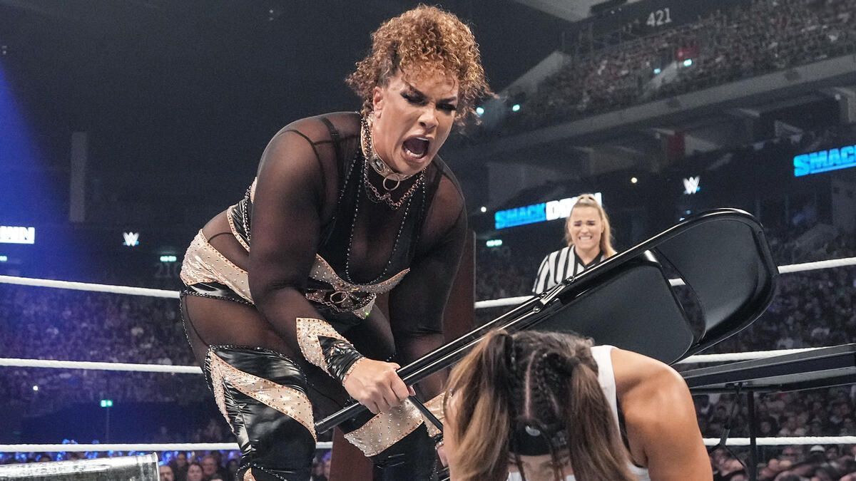 She left immediately (Credit: WWE.com)