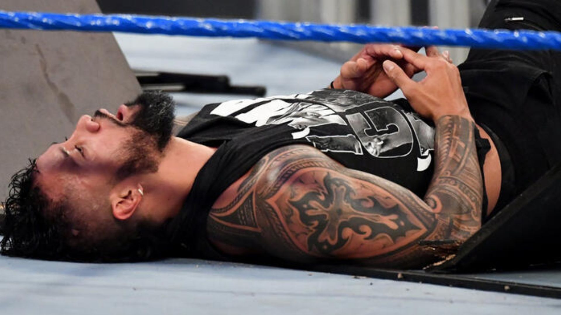 The star is hurt now (Credit: WWE.com)
