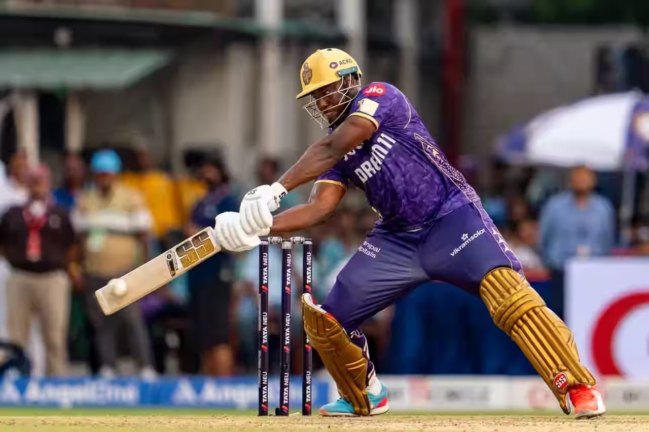 Andre Russel scored a blazing half-century in KKR