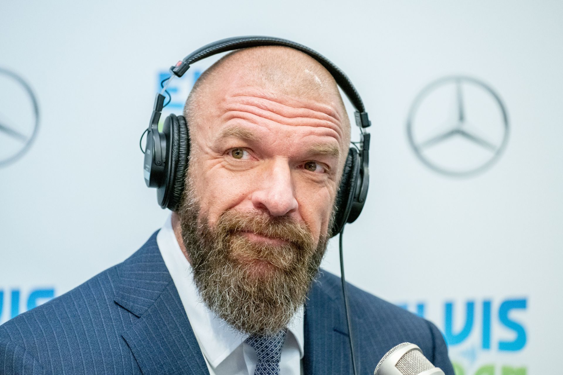 Stephanie McMahon &amp; Triple H Visit &quot;The Elvis Duran Z100 Morning Show&quot; - Source: Getty