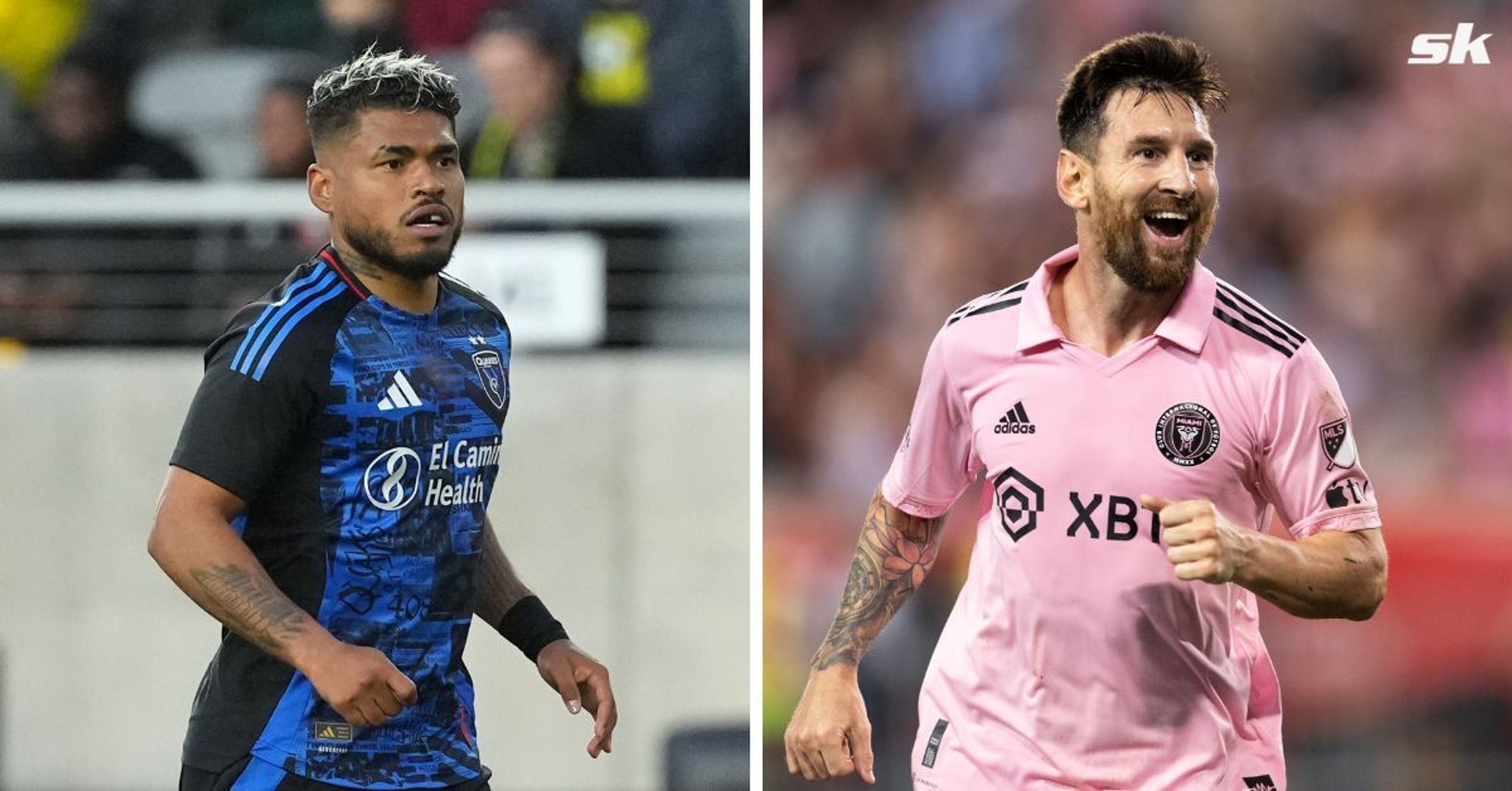 Josef Martinez and Lionel Messi.