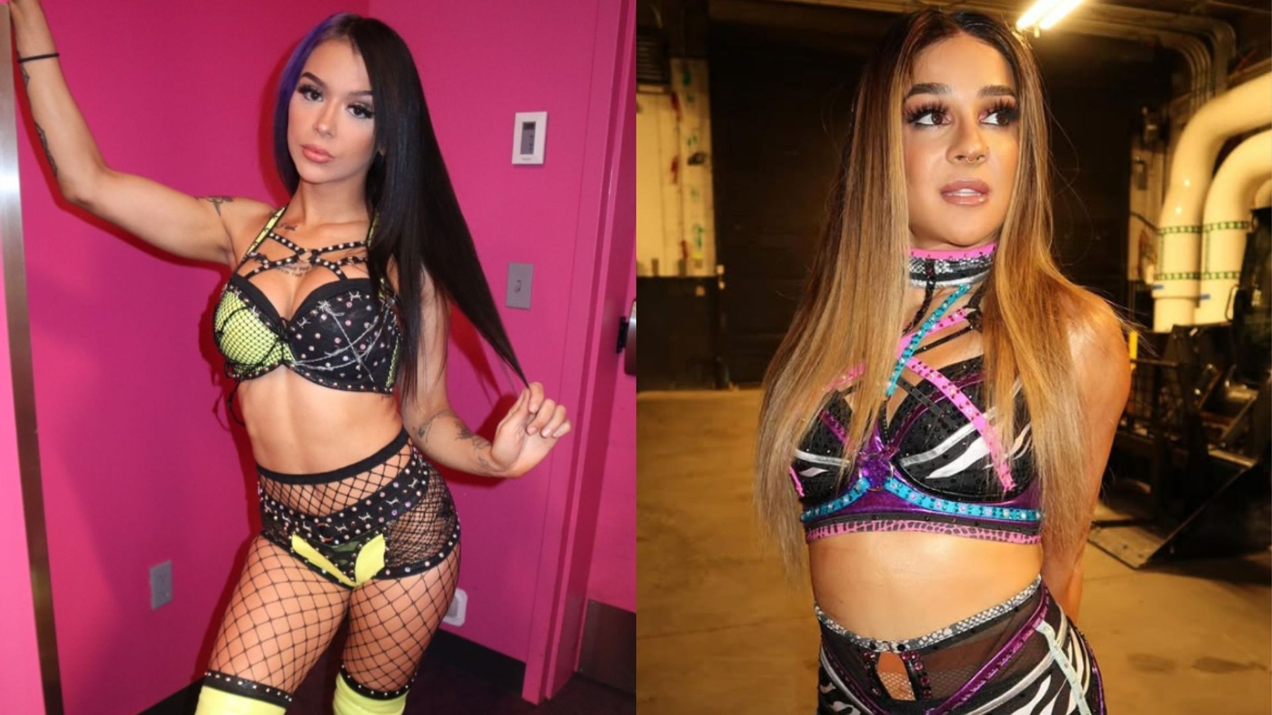 Cora Jade and Dakota Kai were among the stars released. [Images via Instagram]