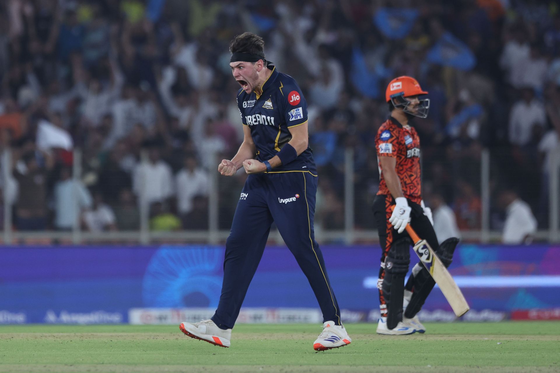 Gerald Coetzee has played only two games for GT in IPL 2025. [P/C: Getty]