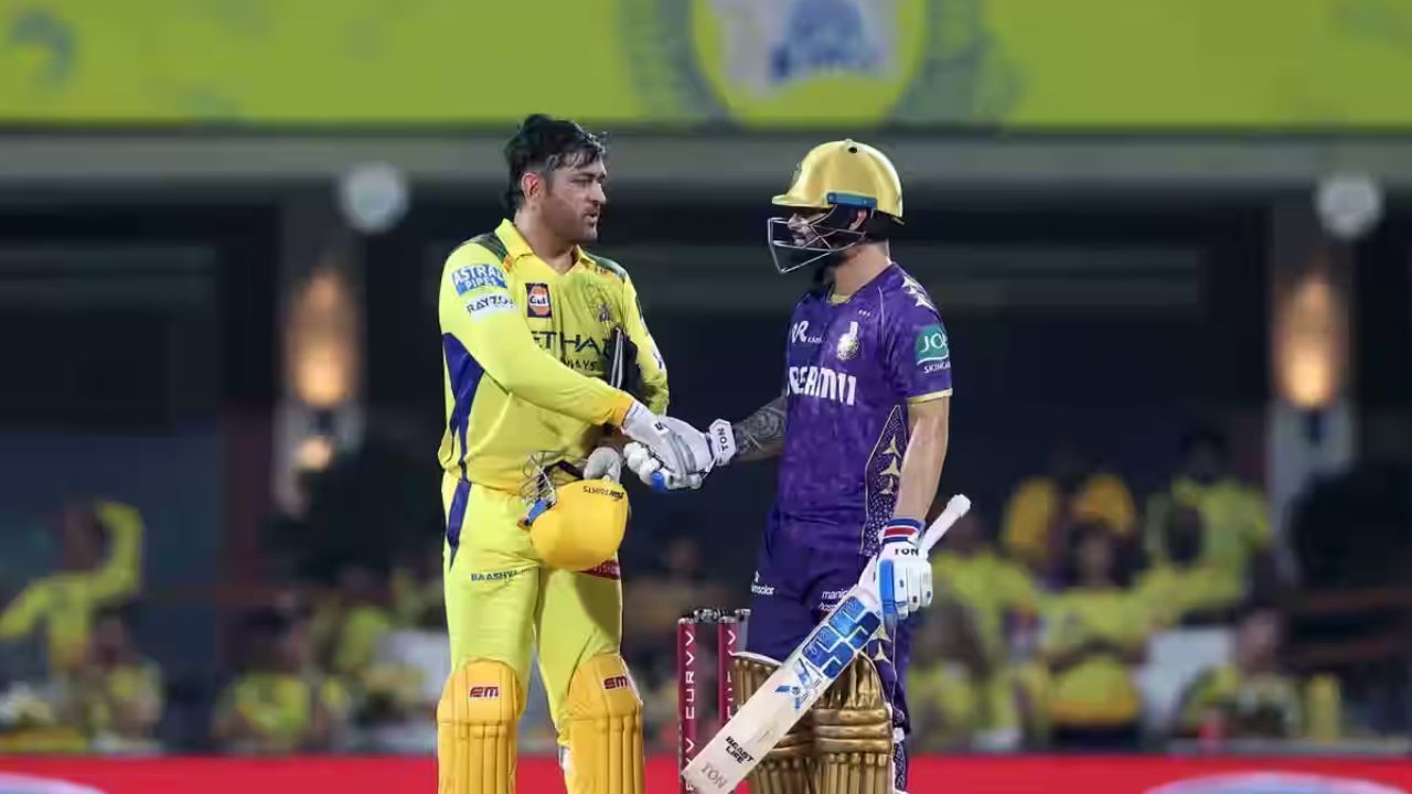 IPL 2025, KKR vs CSK, MS Dhoni, Rinku Singh