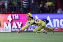 Dewald Brevis takes a brilliant diving catch to end Jacob Bethell’s 55-run knock in RCB vs CSK IPL 2025 match [Watch]