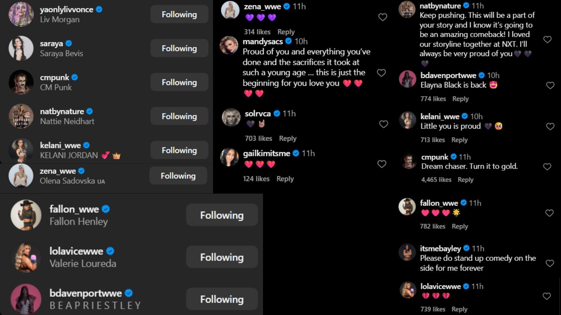Likes and comments on Cora Jade&#039;s post [Image credits: Jade&#039;s Instagram]