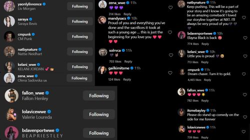 Likes and comments on Cora Jade's post [Image credits: Jade's Instagram]